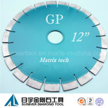 GP tecnologia sofisticada de 12 "* 20mm Diamond disco de corte